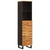 vidaXL Badkamerkast Artisan Eiken 38 x 33 x 160 cm Massief Mango Hout