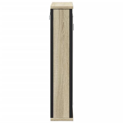 vidaXL Badkamerspiegelkast 42x12x60 cm bewerkt hout sonoma eikenkleur