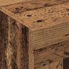 vidaXL Wandkast Wandgemonteerd Oudhout 69,5 x 34 x 90 cm Bewerkt hout