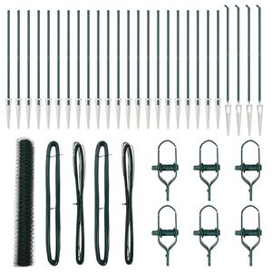 vidaXL Gecombineerd draadhek met spikes 50 x 1,2 m (B x H)