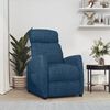 vidaXL Fauteuil verstelbaar stof blauw