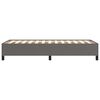 vidaXL Bedframe kunstleer grijs 90x190 cm