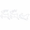 vidaXL Hert en slee kerstdecoratie LOVIISA 180 LED's Koel wit
