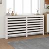 vidaXL Radiatorombouw 169x19x84 cm massief grenenhout wit