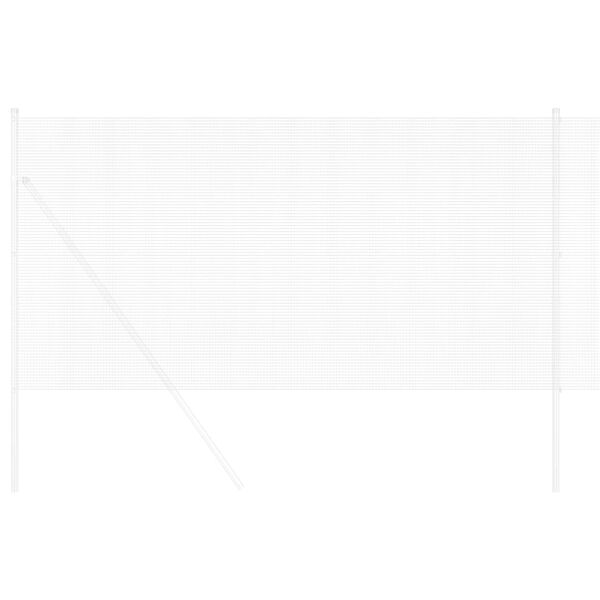 vidaXL Gelaste draadhek Zilver 0.8 x 50 m