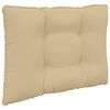 vidaXL Buiten bankkussen 2 pcs Beige Polyester