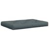 vidaXL Pallet Zitkussen VIANEN 100% Polyester Blauw 120 x 80 x 12 cm