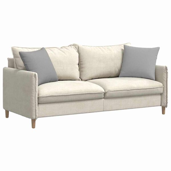 vidaXL Sofa Kussens 2 pcs Wolkengrijs 45 x 45 cm Stof