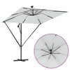 vidaXL Cantilever Banana Parasol Zand 249 x 249 x 250 cm