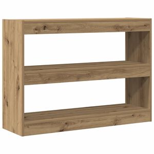 vidaXL Boekenkast artisanaal eikenkleurig 100 x 30 x 72 cm