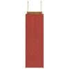 vidaXL Papieren zakken 250 st met hengsels 26x12x35 cm rood