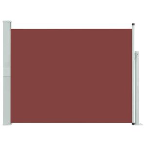 vidaXL Tuinscherm uittrekbaar 140x500 cm bruin