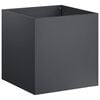vidaXL Tuin Bloempot Antraciet 20 x 20 x 20 cm Koudgewalst staal