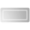 vidaXL LED Badkamer Spiegel Transparant 60 x 30 cm gehard glas