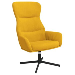 vidaXL Relaxstoel fluweel mosterdgeel