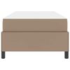 vidaXL Bedframe met matras Cappuccino 100 x 200 cm Stof