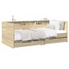vidaXL Dagbed met lade met plank met opslag Sonoma Eiken Bewerkt hout