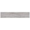 vidaXL Wandschappen 4 st 100x20x1,5 cm bewerkt hout grijs sonoma eiken
