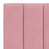 vidaXL Bedframe zonder matras "Hanko" fluweel roze 120x200 cm