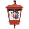 vidaXL Kerstwandlamp met LED-lampjes en kerstman 40x27x45 cm rood
