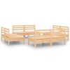 vidaXL 8-delige Loungeset massief grenenhout
