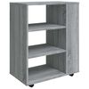 vidaXL Rolkast 60x35x75 cm bewerkt hout grijs sonoma eiken