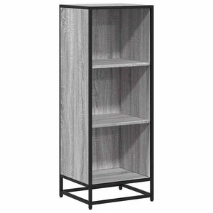 vidaXL Boekenkast 40x35x107,5 cm bewerkt hout grijs sonoma eikenkleur