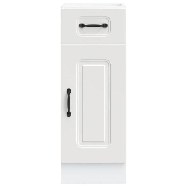 vidaXL Onderkast Kalmar bewerkt hout wit