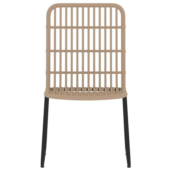 vidaXL 9-delige Tuinset eikenkleurig