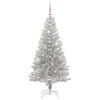 vidaXL Kerstboom met 150 LED met standaard Zilver 150 cm PET