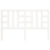 vidaXL Hoofdbord 156x4x100 cm massief grenenhout wit