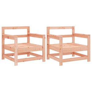 vidaXL Tuinstoelen 2 st massief douglashout