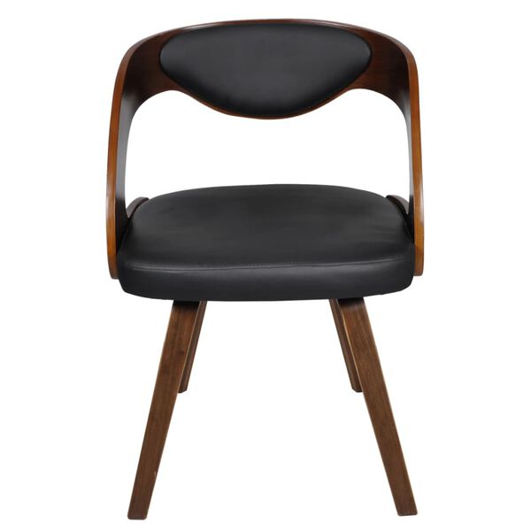 vidaXL Eetkamerstoelen 2 st kunstleer bruin