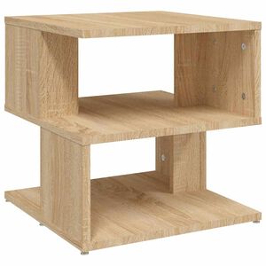 vidaXL Bijzettafel 40x40x40 cm spaanplaat sonoma eikenkleurig