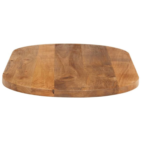 vidaXL Tafelblad ovaal 110x50x3,8 cm massief mangohout