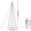 vidaXL LED-kerstboom 1534 LEDs kleurrijk 500 cm