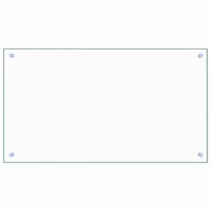 vidaXL Spatscherm keuken 90x50 cm gehard glas transparant