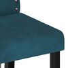vidaXL Eetkamerstoelen 6 st fluweel blauw