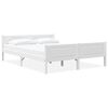 vidaXL Bedframe massief grenenhout wit 120x200 cm