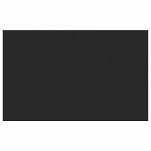 vidaXL Raamsokkel Zwart met houten nerf 80 x 50 x 4,5 cm PVC