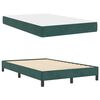vidaXL Boxspringbed met matras Donkergroen 120 x 200 cm Stof
