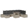 vidaXL Tuin Sofa Set 11 st poly rattan
