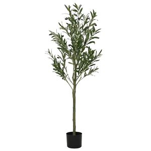 vidaXL Kunstolijfboom 450 blaadjes 120 cm groen