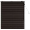 vidaXL Jaloezie Donkerbruin 105 x 130 cm 35 mm Massief Paulowniahout