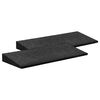 vidaXL Opstaphellingen 2 st 50x20x1-4,3 cm rubber