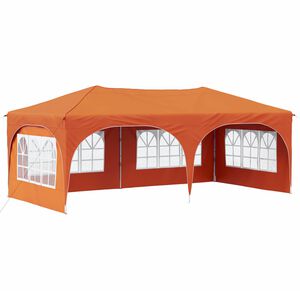 vidaXL Pop-up partytent 575 x 288 x 245 cm Oranje Oxford Stof