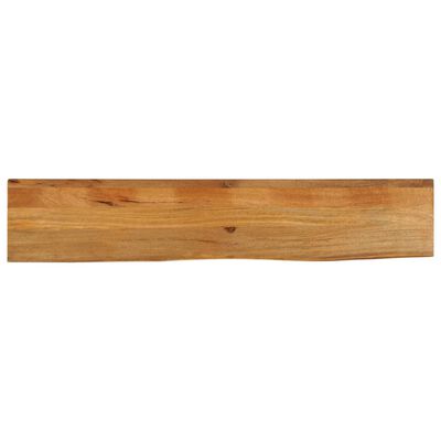 vidaXL Tafelblad met natuurlijke rand 160x40x2,5 cm massief mangohout