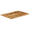 vidaXL Tafelblad met natuurlijke rand 90x80x3,8 cm massief mangohout