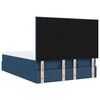 vidaXL Ottoman bed met matras 140x190cm stof blauw