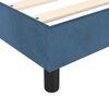 vidaXL Boxspring met matras fluweel donkerblauw 80x200 cm